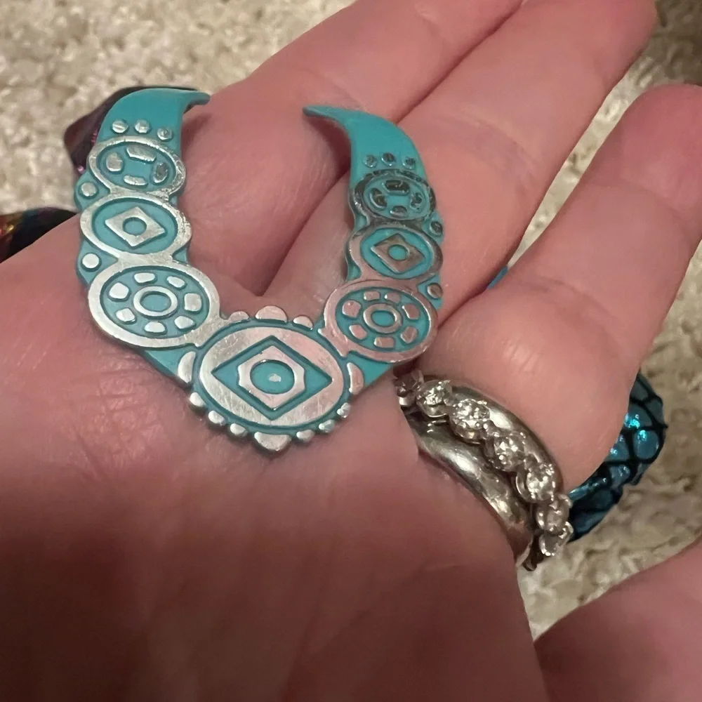 2 Vintage 1990’s Sparkle and Shimmer Barbie Dresses   WesternTurquoise Necklace